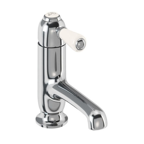 Burlington Chelsea Straight Basin Mixer Tap (Chrome & Medici).