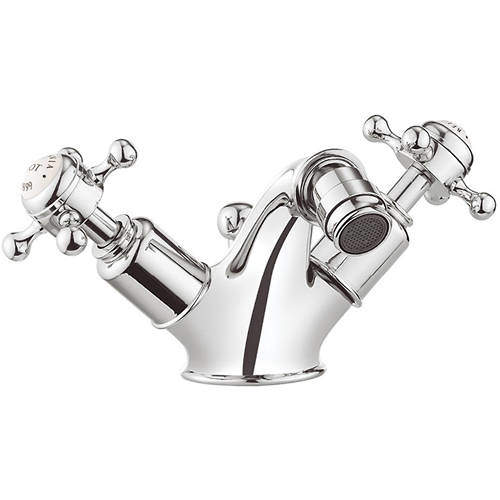 Crosswater Belgravia Bidet Mixer Tap With Waste (Crosshead, Chrome).