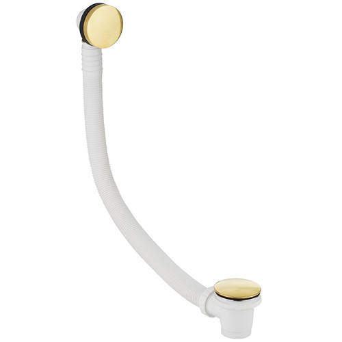 Crosswater MPRO Bath Click Clack Waste (Unlacquered Brass).