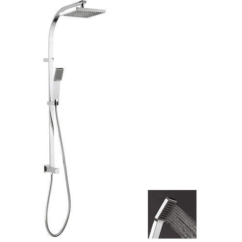 Crosswater Planet Rigid Riser, Shower Handset, Hose & Diverter (2 Outlets).