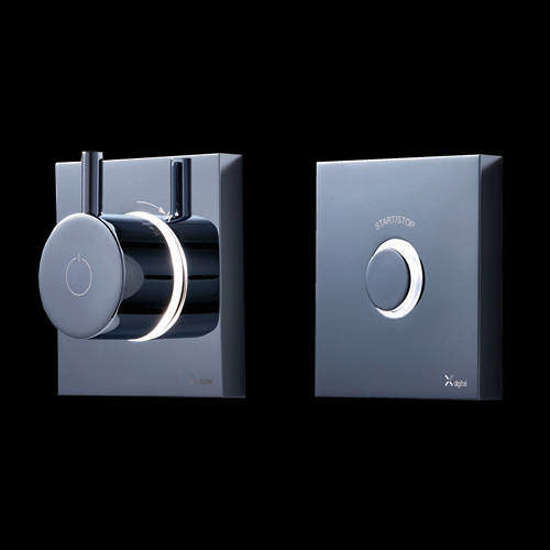 Crosswater Kai Lever Showers Digital Shower Valve With Remote (LP).