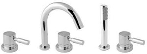 Deva Vision 5 Hole Bath Shower Mixer Tap.