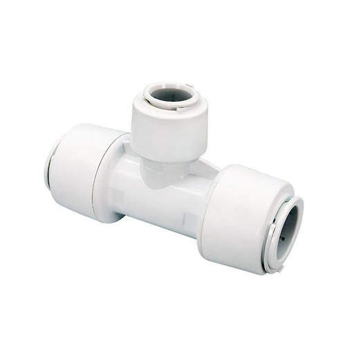 FloFit+ Push Fit Reducing Tee (28mm / 28mm / 22mm).