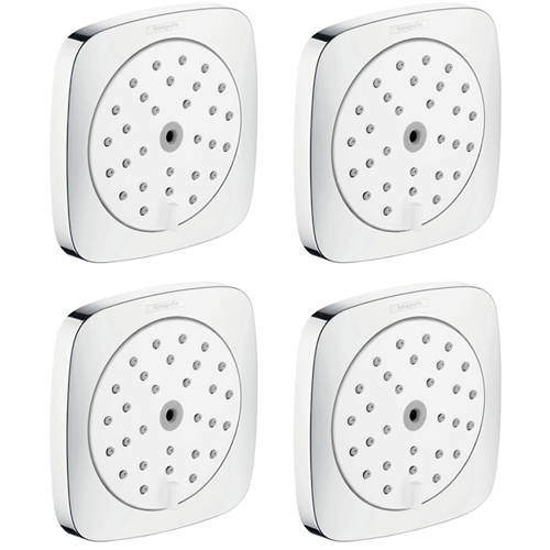 Hansgrohe 4 x Body Jets - Body Shower 100 (White & Chrome).