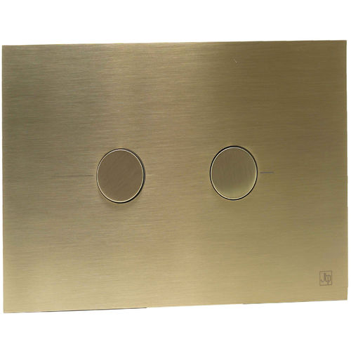 JTP Hix Pneumatic Flush Plate Only (Brushed Brass).