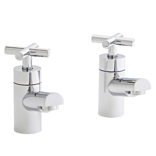 Kartell Times Basin Taps (Pair, Chrome).