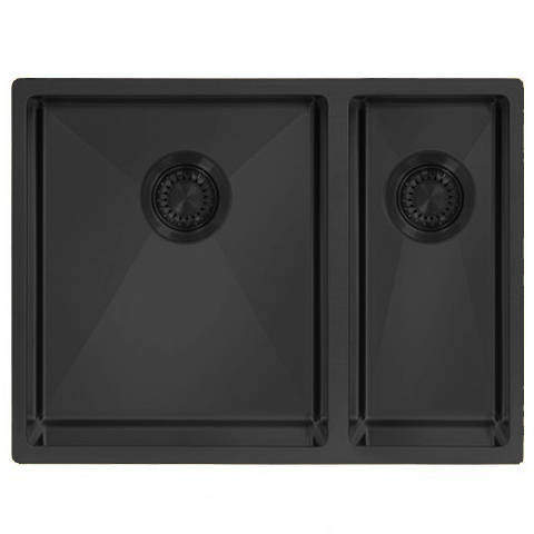 UKINOX ColorX Undermount Kitchen Sink (565/435mm, Black).