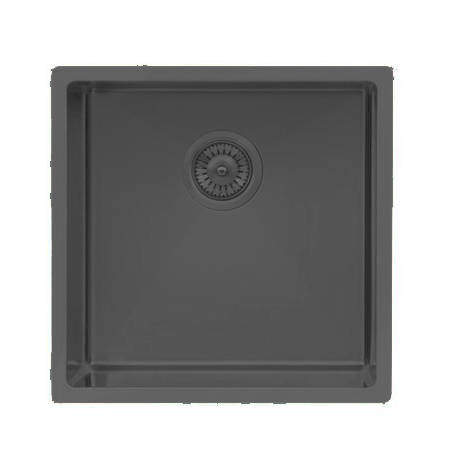 UKINOX ColorX Undermount Kitchen Sink (440/440mm, Black).