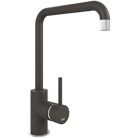 Larger image of 1810 Purquartz Cascata Kitchen Tap (Mocha & Chrome).