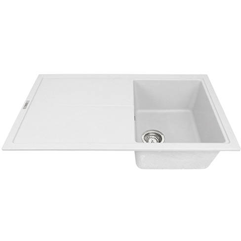 Example image of 1810 Kitchen Sink & Tap Pack, 1.0 Bowl (860x500, Polar White).