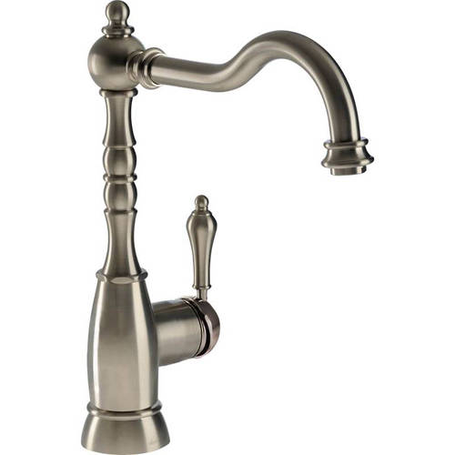 Larger image of Abode Bayenne Single Lever Kitchen Tap (Pewter).