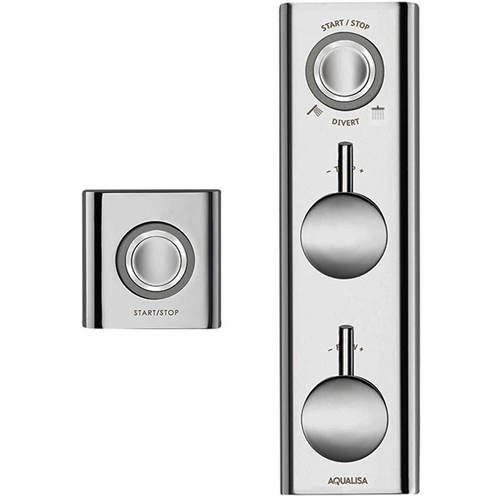 Example image of Aqualisa HiQu Digital Smart Shower Valve Kit 18 (Gravity).