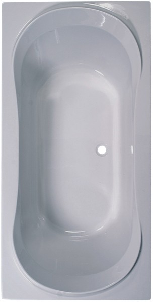 Larger image of Aquaestil Apollo Maxi Double Ended Bath. 1800x900mm.
