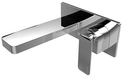 Larger image of Bristan Alp Wall Mounted Basin Mixer Tap (Chrome).