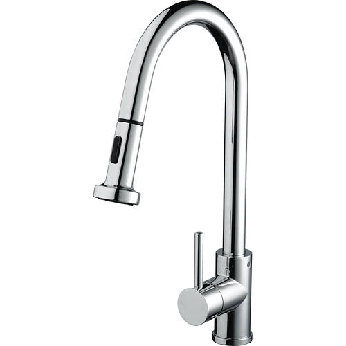 Larger image of Bristan Kitchen Apricot Mixer Kitchen Tap With Pull Out Spray (Chrome).