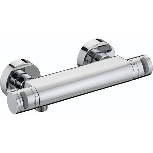 Example image of Bristan Artisan Exposed Bar Shower Valve & Slide Rail Kit (Chrome).