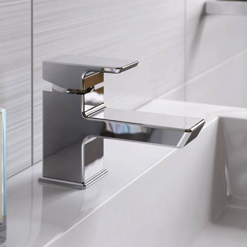 Example image of Bristan Cobalt Mono Basin & Bath Filler Tap Pack (Chrome).