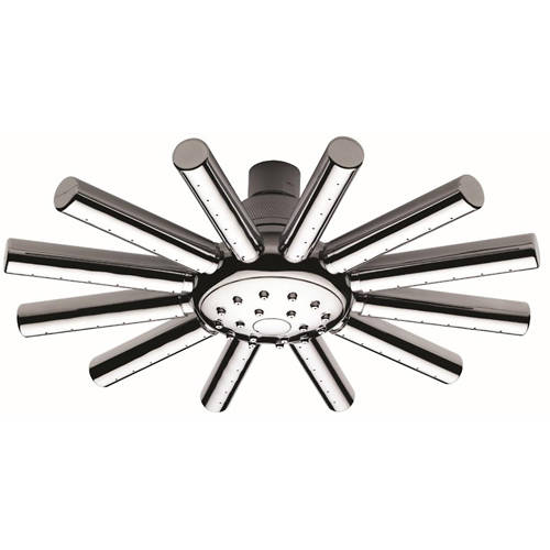 Larger image of Bristan Accessories Star Fixed Shower Head (230mm, ABS).