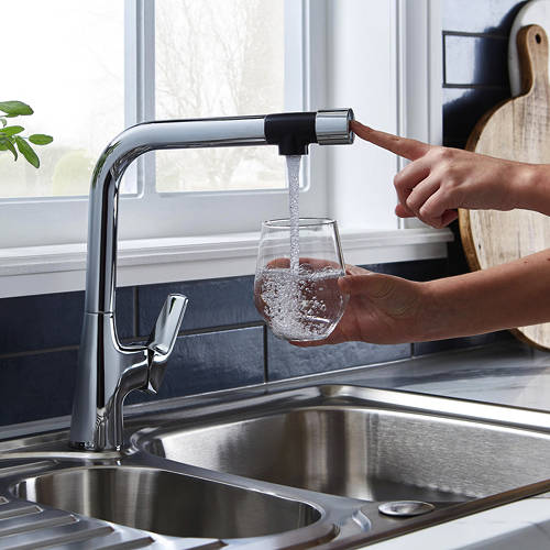 Larger image of Bristan Gallery Pure 3 In 1 Filter Kitchen Tap (Chrome).