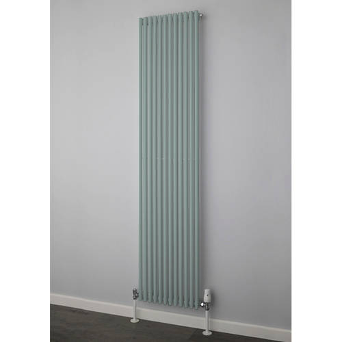 Larger image of Colour Chaucer Single Vertical Radiator 1820x606mm (Traffic Grey).