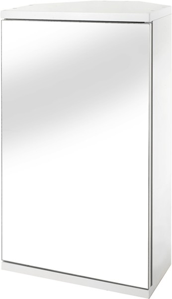 Larger image of Croydex Cabinets Corner Bathroom Cabinet With Mirror. 300x500x140mm.
