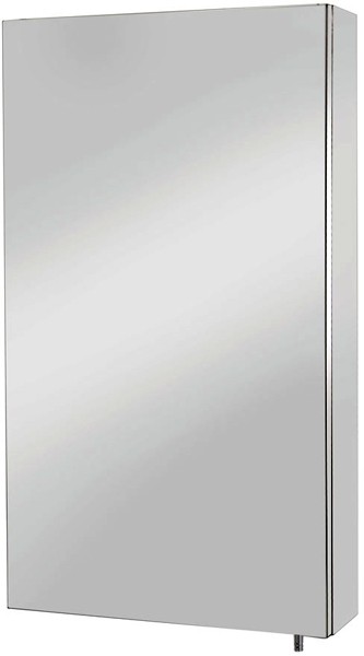 Larger image of Croydex Cabinets Colorado Mirror Bathroom Cabinet. 380x670x120mm.