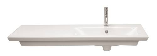 Example image of Crosswater Arena Vanity Unit With Ceramic Basin (1000mm, Grey Matt, RH).