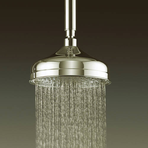 Example image of Crosswater Belgravia 200mm Round Shower Head (Nickel).
