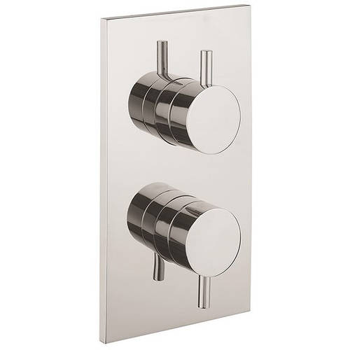 Example image of Crosswater Fusion Thermostatic Shower Valve With Rigid Riser Kit.
