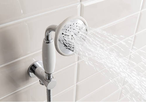 Example image of Crosswater Belgravia Thermostatic 2 Outlet Shower Kit (Nickel).