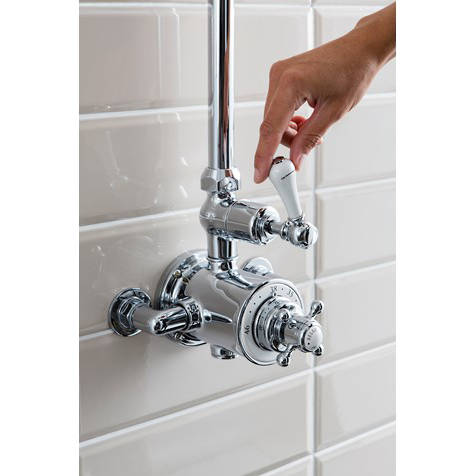 Example image of Crosswater Belgravia Thermostatic 1 Outlet Shower Kit (Nickel).