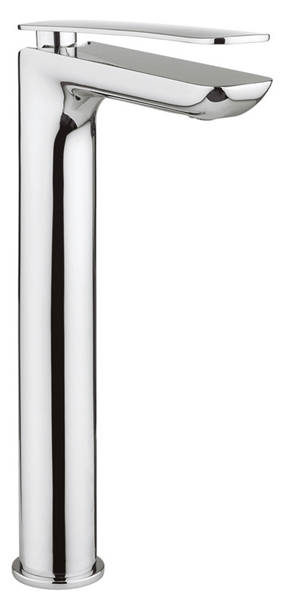 Larger image of Crosswater KH Zero 2 Tall Basin Mixer Tap With Lever Handle (Chrome).