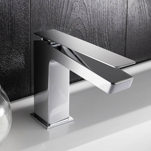 Larger image of Crosswater KH Zero 3 Mono Basin Mixer Tap With Lever Handle (Chrome).