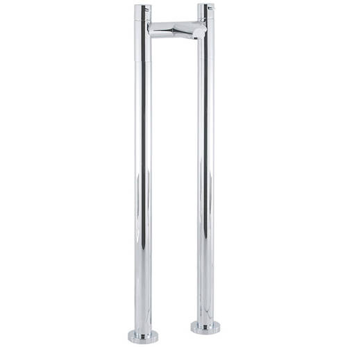 Larger image of Crosswater Kai Lever Showers Bath Filler Tap With Legs (Chrome).