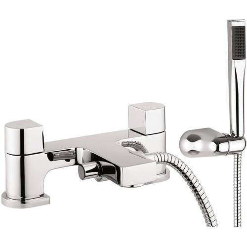 Larger image of Crosswater Planet Bath Shower Mixer Tap With Kit (Chrome).