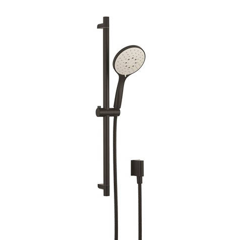 Larger image of Crosswater MPRO Slide Rail Shower Kit (Matt Black).
