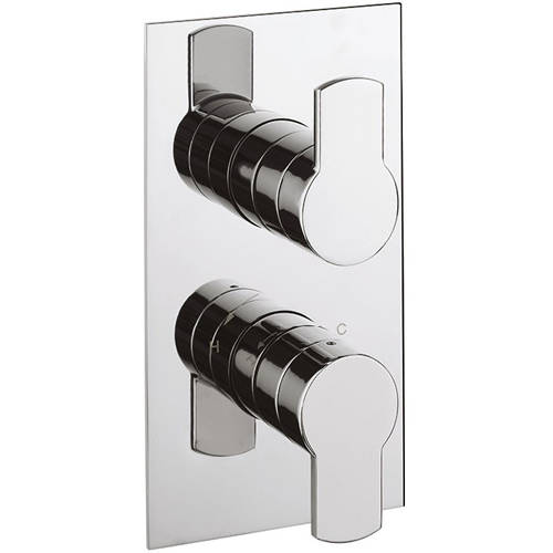 Larger image of Crosswater Wisp Shower Valve With 2 Outlets & Diverter (Chrome).