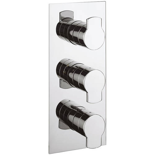Larger image of Crosswater Wisp Shower Valve With 2 Outlets & Diverter (Chrome).