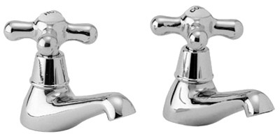 Larger image of Deva Consort Basin Taps (Pair, Chrome).