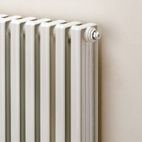 Example image of EcoHeat Woburn Horizontal Aluminium Radiator 568x820 (White).