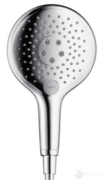 Example image of Hansgrohe Raindance Select S 150 3 Jet Shower & Unica Slide Rail (900mm)