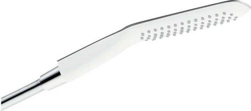 Example image of Hansgrohe Raindance EcoSmart 2 Jet Shower Panel (White & Chrome).