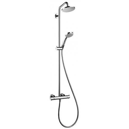 Larger image of Hansgrohe Croma 160 1 Jet Showerpipe Pack (Chrome).