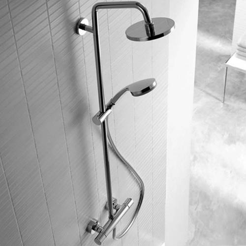 Example image of Hansgrohe Croma 160 1 Jet Showerpipe Pack (Chrome).