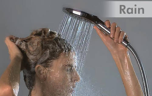 Example image of Hansgrohe Raindance Select E 360 1 Jet EcoSmart Showerpipe Pack.