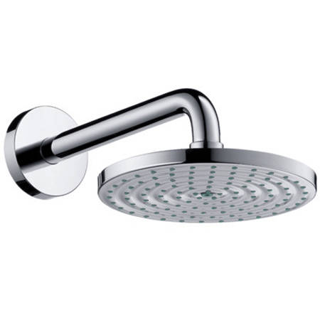 Larger image of Hansgrohe Raindance S 180 Shower Head & Arm (180mm, Chrome).
