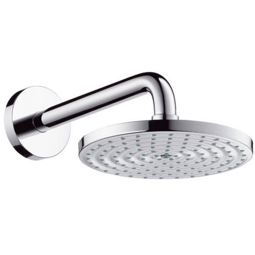 Larger image of Hansgrohe Raindance S 180 Shower Head & Arm (180mm, Chrome).