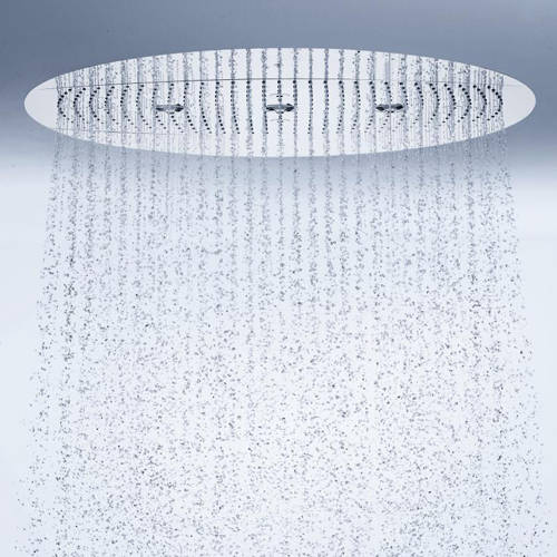 Example image of Hansgrohe Rainmaker 600mm 3 Jet Shower Head & Highflow Valve (Chrome).