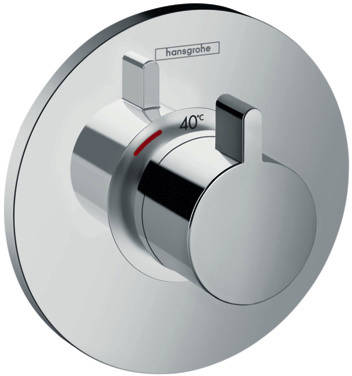 Example image of Hansgrohe Rainmaker 600mm 3 Jet Shower Head, LEDs & Valve (Chrome).