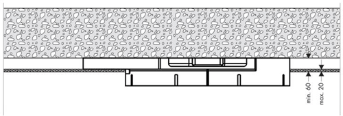Technical image of Hansgrohe Raindance Rainmaker Basic Set For Overhead Shower 600 3 Jet.